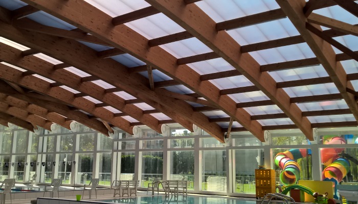 Coperture ibride alluminio-legno